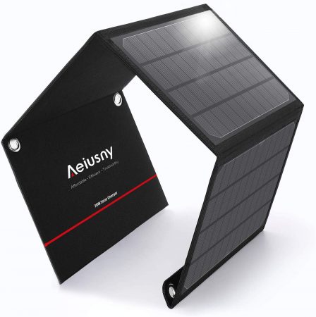 Aeiusny 20W Solar Charger Foldable Solar Panel